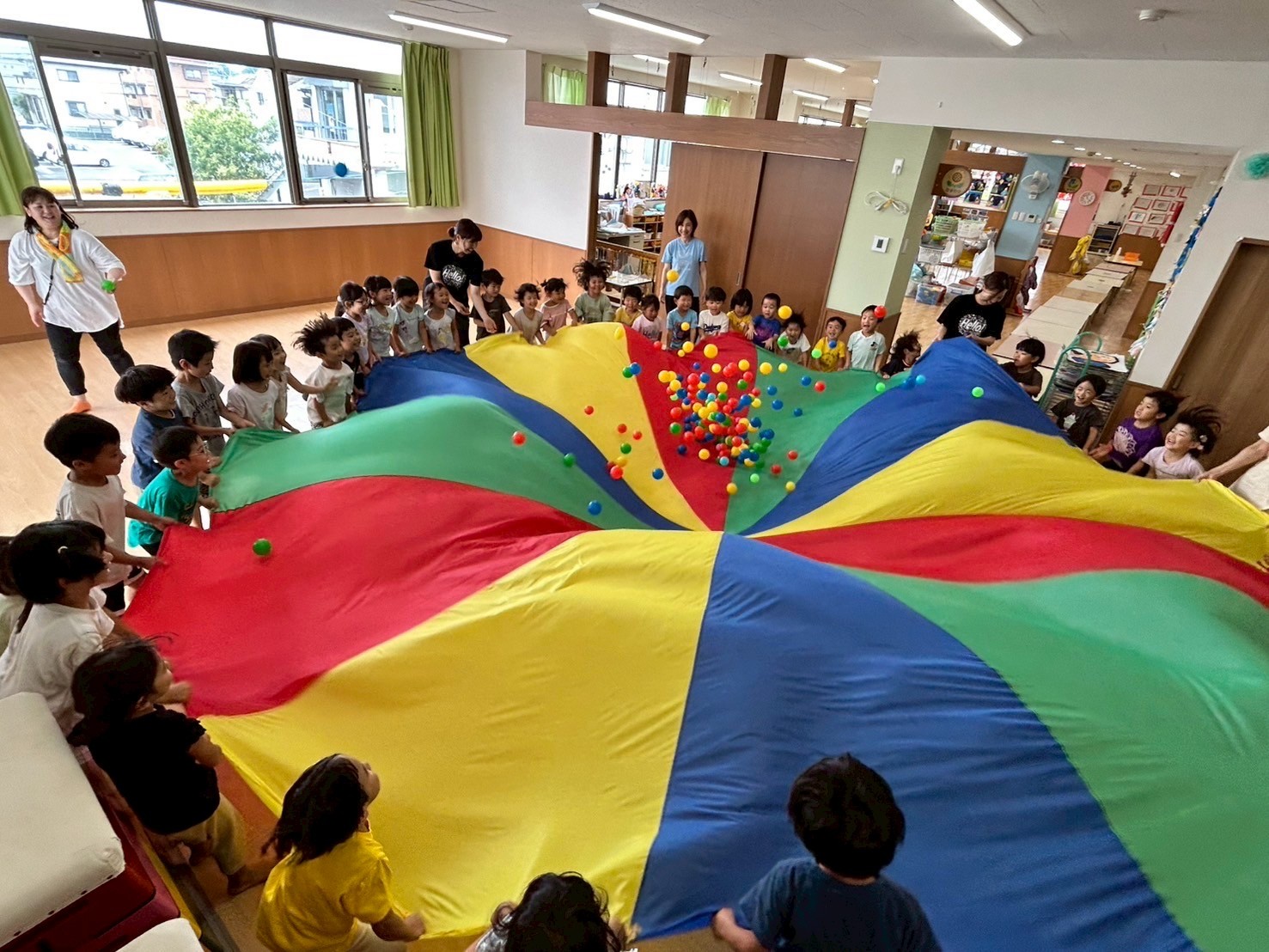 雨の日の屋内遊び