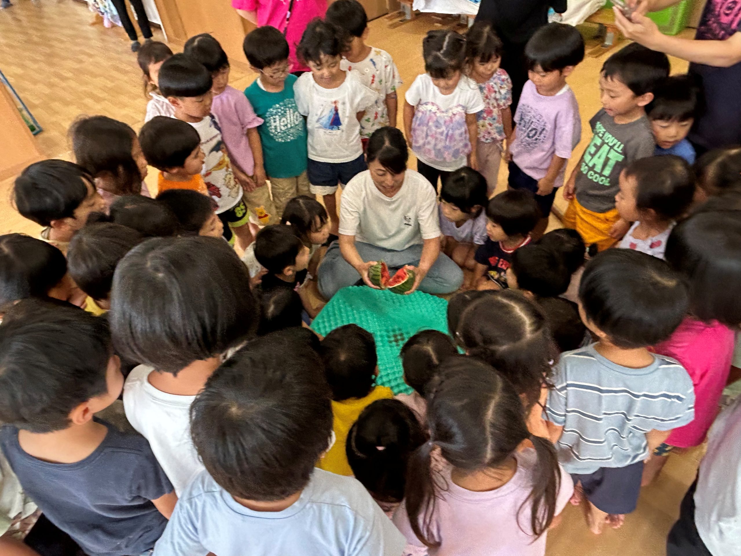 スイカ収穫＆スイカ割り